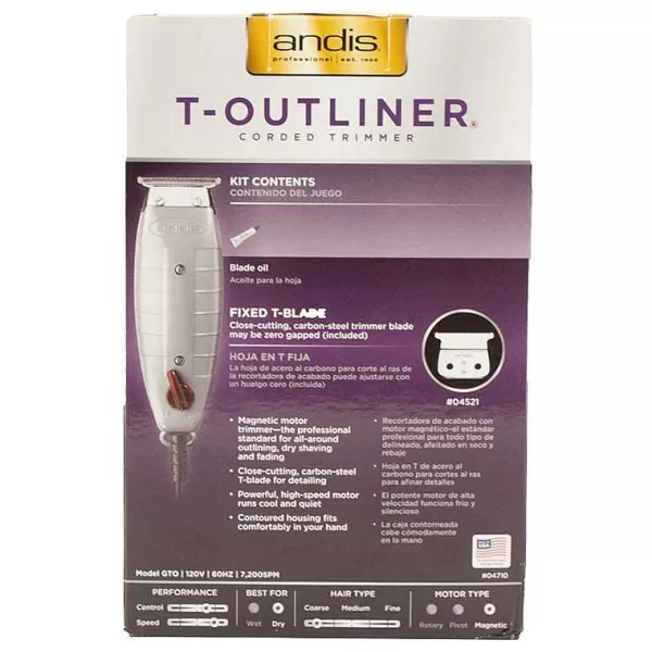 Clearance Andis T-Outliner Trimmer Clippers