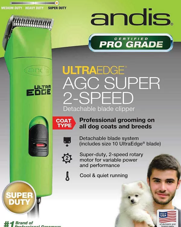 New Andis Ultraedge Agc Super 2-Speed Detachable Blade Clipper Clippers