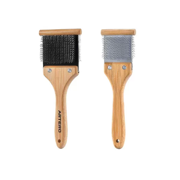 Clearance Artero Nature Collection Double Flexible Slicker Grooming Tools