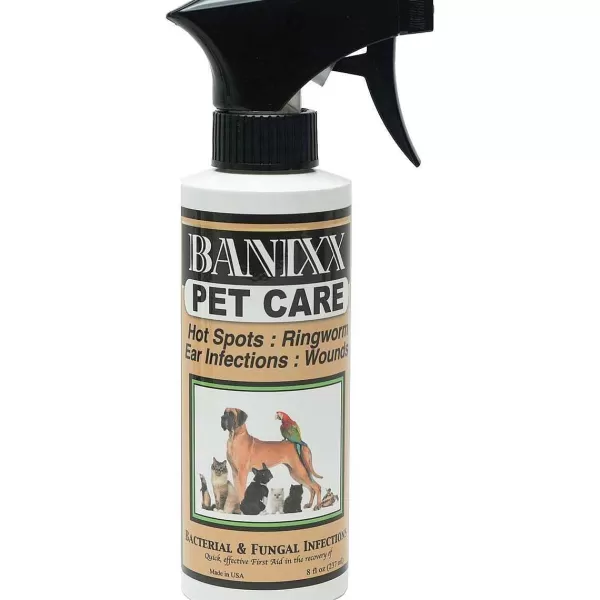 Discount Banixx Pet Care Anti-Bacterial & Anti-Fungal Spray - 8 Oz Health Aids