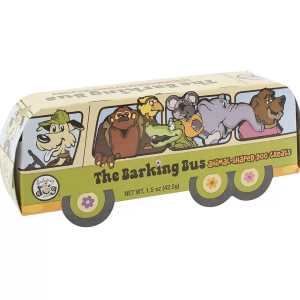 Fashion Barking Bus Animal-Shaped Dog Cookies - 1.5Oz Dog Treats