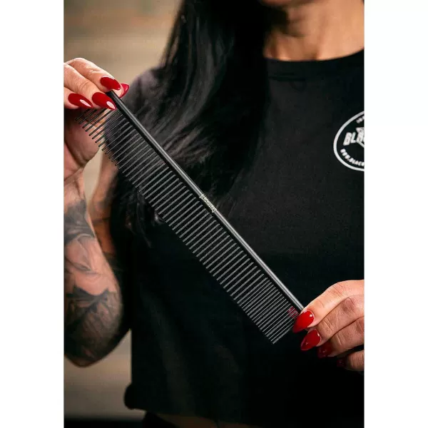 Fashion Blackworks X-Large Combo Comb - 10" Grooming Tools