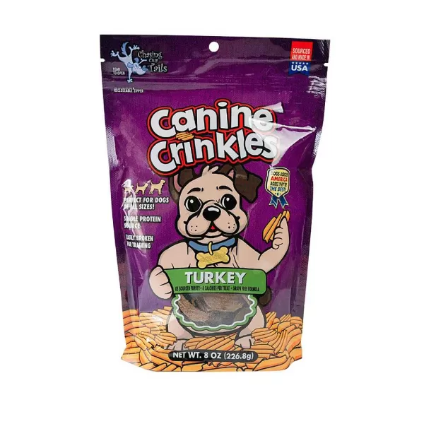 New Chasing Our Tails Canine Crinkles Healthy Dog Treats Dog Treats