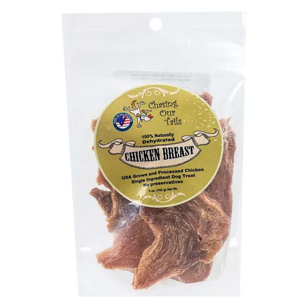 Online Chasing Our Tails Chicken Breast Dehydrate 5 Oz Dog Treats