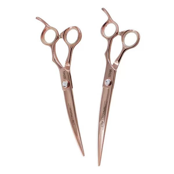 Cheap Chris Christensen Adalynn Rose Curved Grooming Shears Grooming Shears