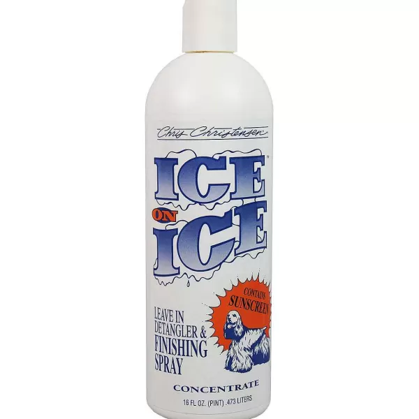 Flash Sale Chris Christensen Ice On Ice Detangling Spray Concentrate 16 Oz Grooming Sprays