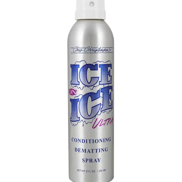 New Chris Christensen Ice On Ice Ultra Dematting Spray - 8 Oz Grooming Sprays