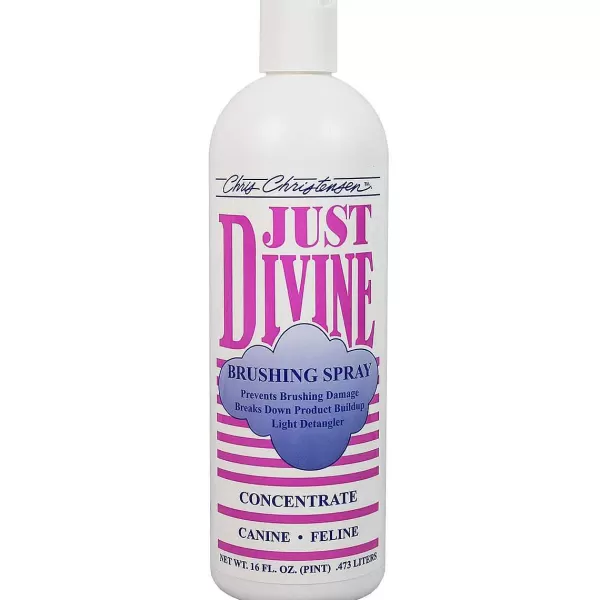 Fashion Chris Christensen Just Divine Brushing Spray Concentrate 16 Oz Grooming Sprays