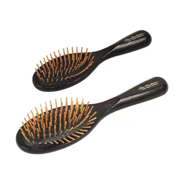 Cheap Chris Christensen Wood Pin Oval Brushes - 20Mm Grooming Tools