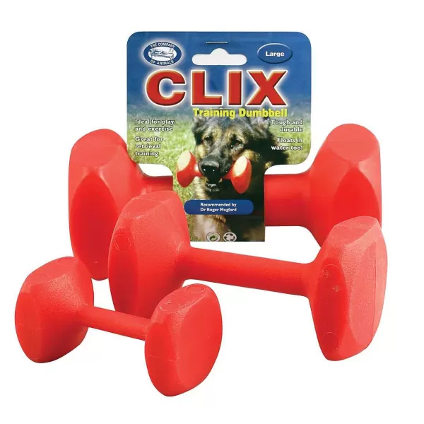 Hot Clix Dumbbell - Small House Training & Cleaning