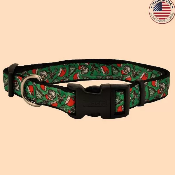 Cheap Coastal Celebration Santa Christmas Dog Collar Collars