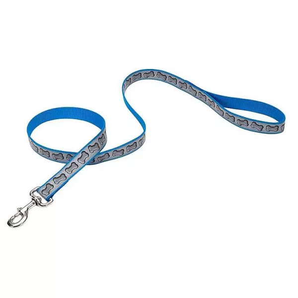 Online Coastal Lazer Brite Reflective Dog Leash - 1" X 6' Leads & Leashes