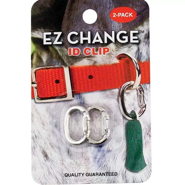 Online Coastal Nickel Ez Change Id Clip 2 Pack Collar Accessories