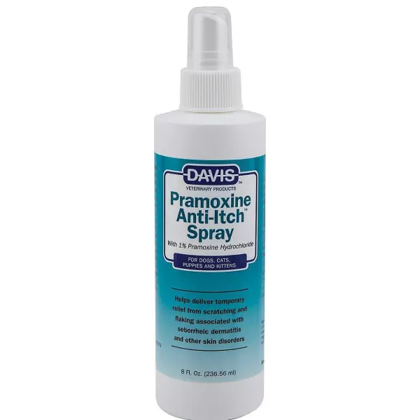 Hot Davis 1% Pramoxine Anti-Itch Spray For Pets - 8 Oz Health Aids