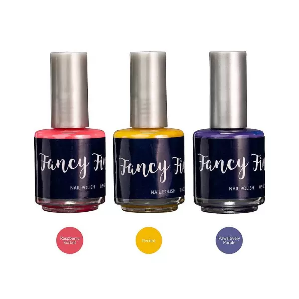 New Fancy Finishes 3-Piece Spring Pet Nail Polish Kit Creative Grooming