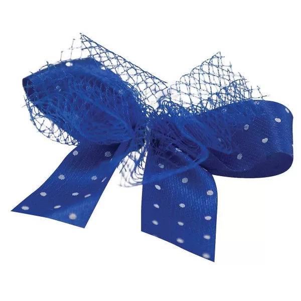 Cheap Fancy Finishes Polka Dots Dog Bows With Tulle - 100 Count Bows