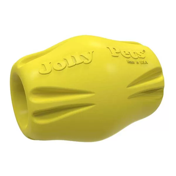 New Flex-N-Chew Bobble Yellow 2" Dog Toys