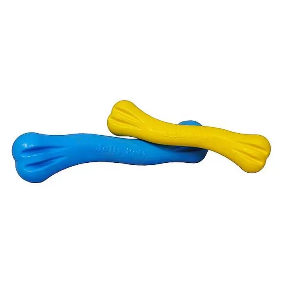 Clearance Flex-N-Chew Jolly Bone Blue Medium Dog Toys