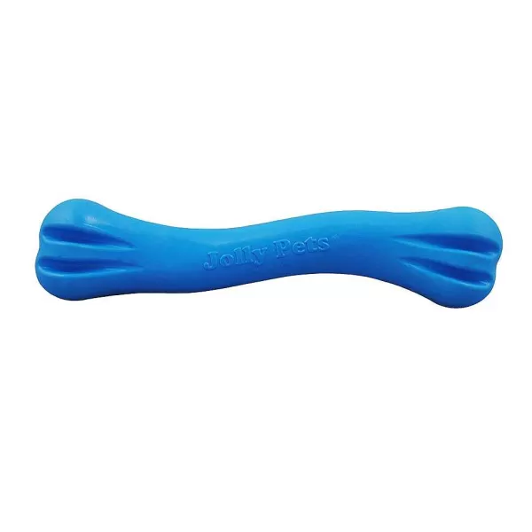 Clearance Flex-N-Chew Jolly Bone Blue Medium Dog Toys