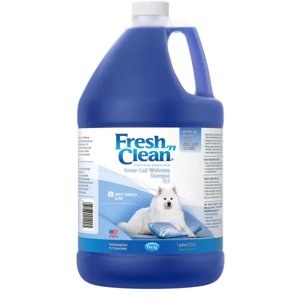 Cheap Fresh 'N Clean Snowy-Coat Whitening Shampoo 15:1 Gallon Shampoo