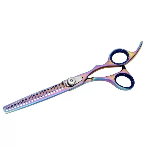 Cheap Geib Kiss Gold Rainbow 7.5" Bl-21 Sculpting Finishing Shear Grooming Shears