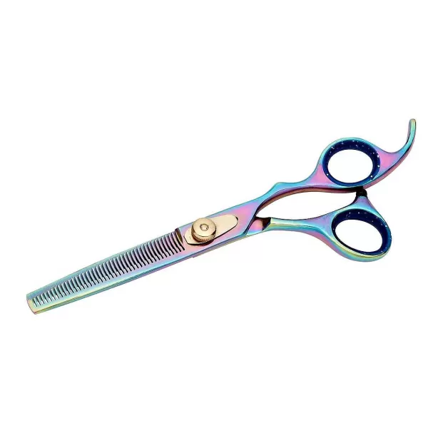 Best Sale Geib Kiss Gold Rainbow 6.5" Bl-42 Thinner Grooming Shears Grooming Shears