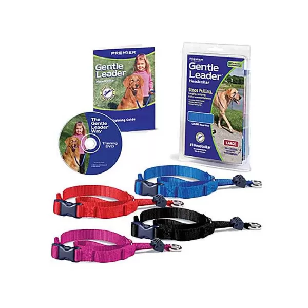 New Gentle Leader Quick Release Head Collar Medium 25 - 60 Lbs Training Collars