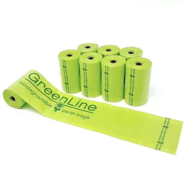 Clearance Greenline Biodegradable Poop Bags 8 Rolls Outdoor Products