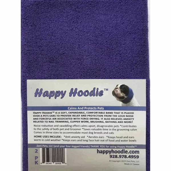 New Happy Hoodie 2 Pack - Purple Grooming Tools