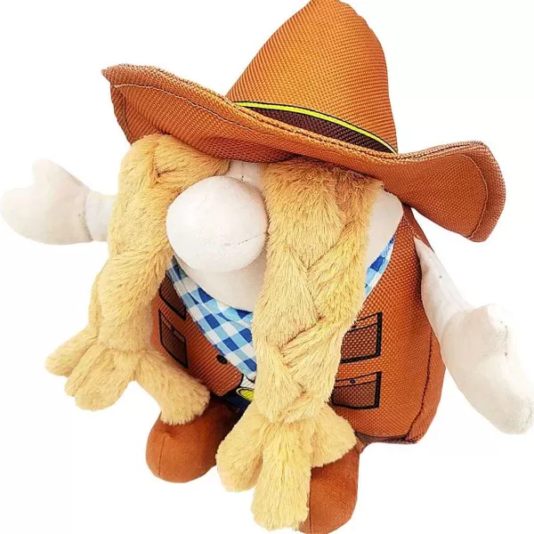 Fashion Happy Tails Cowgirl Gnome Dog Toys