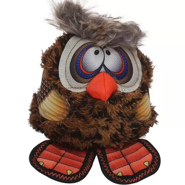 Cheap Happy Tails Mini Zany Owl Dog Toys