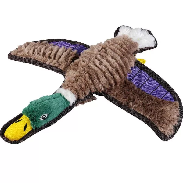 New Happy Tails Ruffs Mallard Dog Toys