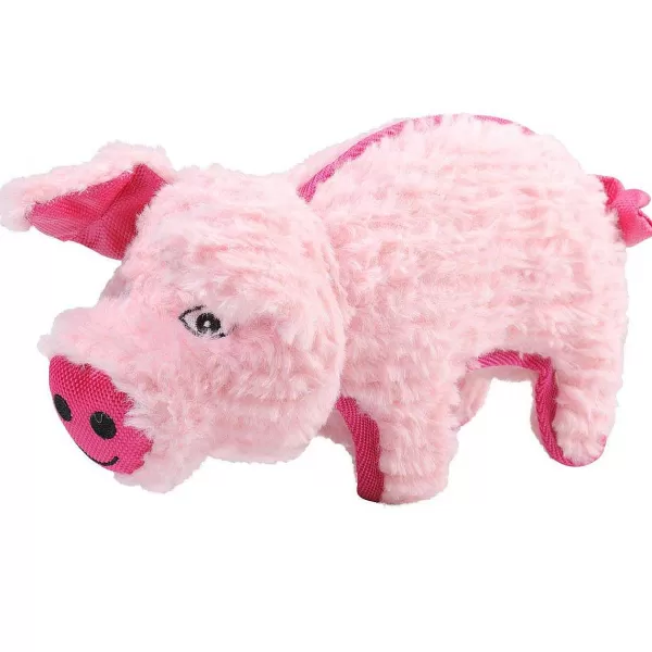 Online Happy Tails Ruffs Mini Pig Dog Toys