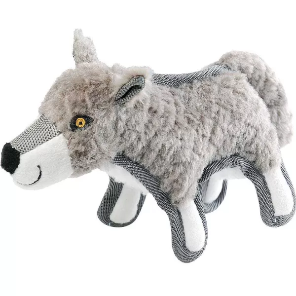 Fashion Happy Tails Ruffs Mini Wolf Dog Toys