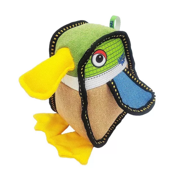 Flash Sale Happy Tails Square Duck Dog Toys