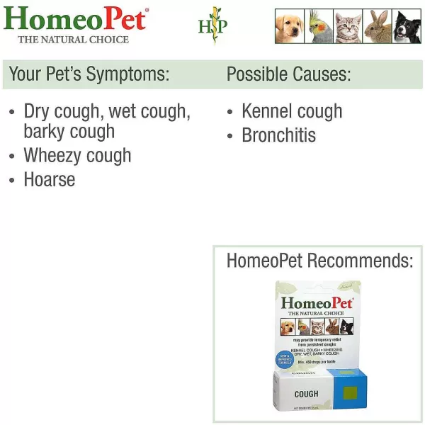 New Homeopet Cough Supplements