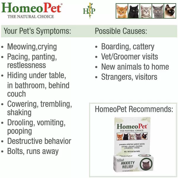 Flash Sale Homeopet Feline Anxiety Relief Supplements