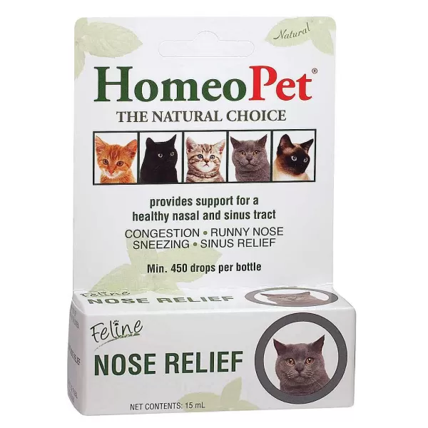 Hot Homeopet Feline Nose Relief Supplements