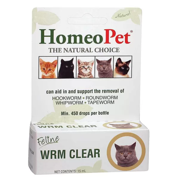 Online Homeopet Feline Wrm Clear Supplements