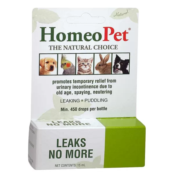 Hot Homeopet Leaks No More Supplements