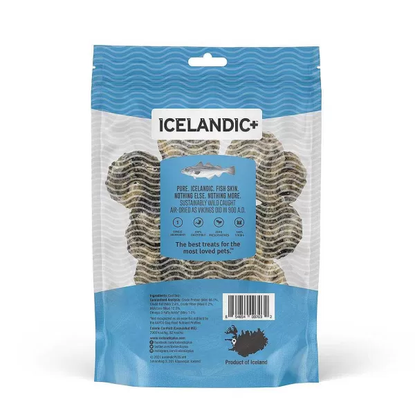 Clearance Icelandic+ Cod Skin Rolls Healthy Dog Treats (3Oz.) Dog Treats