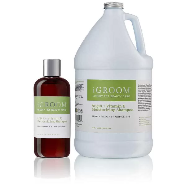 Online Igroom Argan + Vitamin E Moisturizing Pet Shampoo Shampoo