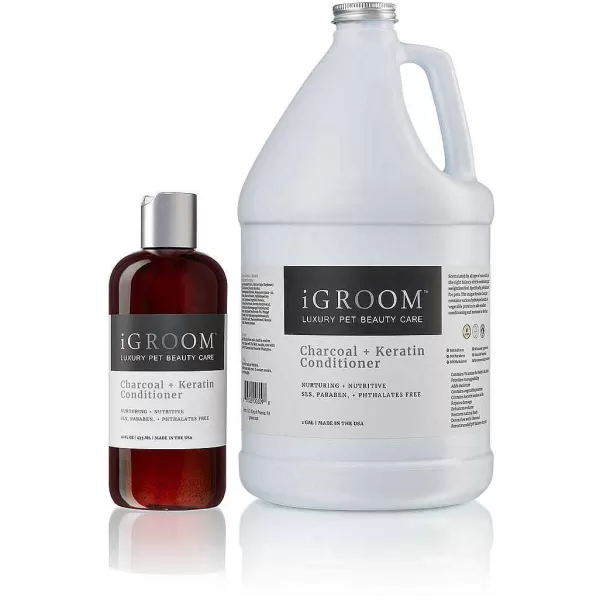 Store Igroom Charcoal + Keratin Pet Conditioner Conditioner