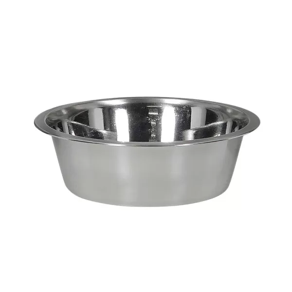 Store Indipets Stainless Steel Dish 1 Pint Dishes & Bowls