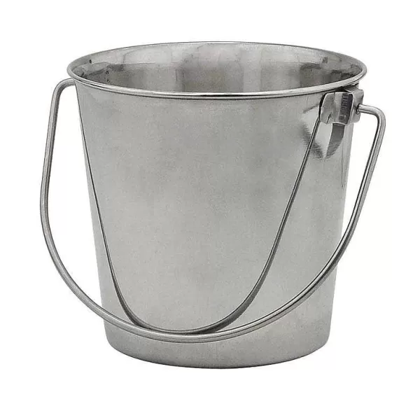 Shop Indipets Stainless Steel Pail With Handle 13 Quart Dishes & Bowls