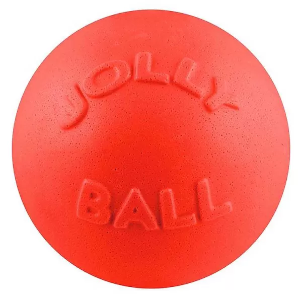 Clearance Jolly Pet Bounce-N-Play Ball Orange Medium Dog Toys