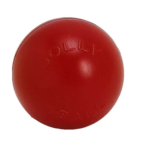 Sale Jolly Pet Push-N-Play Ball Red Medium Dog Toys