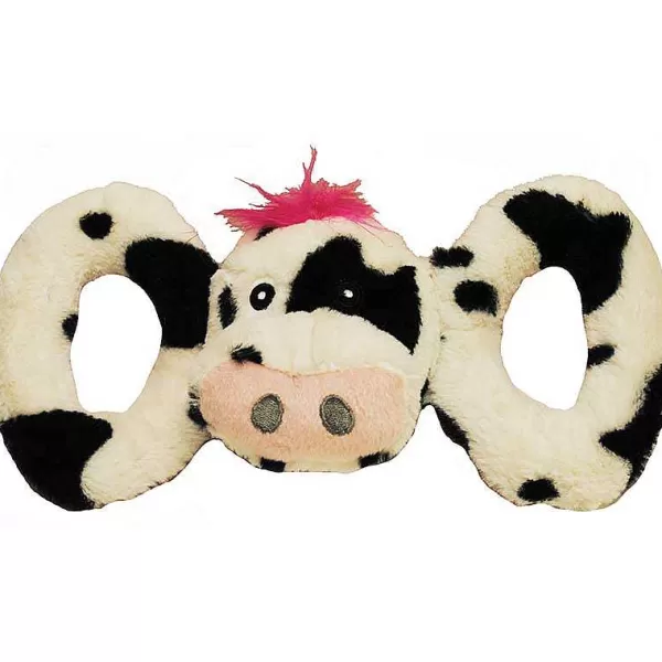 Store Jolly Pet Tug-A-Mals Cow Medium Dog Toys