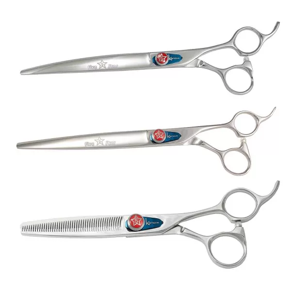 Shop Kenchii Five Star Offset Shears Grooming Shears