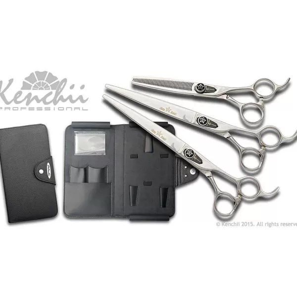 Fashion Kenchii Professional 8" Five Star Shear Set Grooming Shears